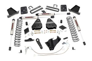 Ford F-250 Super Duty Suspension Lift Kit - Rough Country - 6 Inch Lift Kit, Gas, OVLD, V2, Nitrogen-Charged V2 Shock Absorbers - '11-'14 Ford F-250 Super Duty Suspension Lift Kit - Rough Country - 6 Inch Lift Kit, Gas, OVLD, V2, Nitrogen-Charged V2 Shock Absorbers - '11-'14